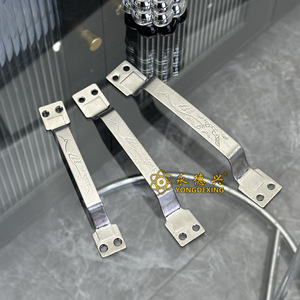Poignée carrée en acier inoxydable avec motif grue pour porte et fenêtre en bois, installation facile, décoration de surface - Product Image 4