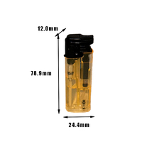Briquet électronique en plastique personnalisé avec logo, rechargeable, pour fumer du gaz