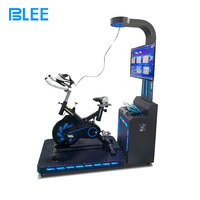 BLEE Vélo de spinning VR à succès avec système de mouvement avancé, simulateur de réalité virtuelle de niveau parc d'attractions pour centre commercial