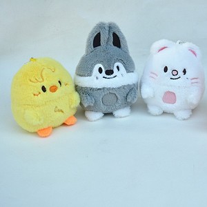 Cartoon Stray Kids Keychain Egg-style SKZ Mini <b>Plush</b> Doll PP Cotton Filling Girl Bag Charming Pendant Key Ring Birthday Gift - Product Image 4