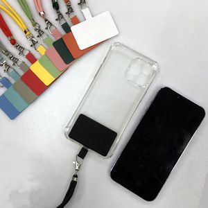 Wholesale Soft Nylon/Polyester Custom Neck Strap Crossbody Cell Phone Lanyard with Patch Custom Logo & Color