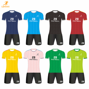 Maillot de football unisexe à col rond personnalisé 2026 pour équipe, dernière collection, séchage rapide, respirant, extensible, manches courtes, 100 % polyester - Product Image 2