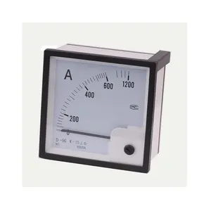 Compteur de panneau analogique portable 96x96, ammètre AC à fer mobile