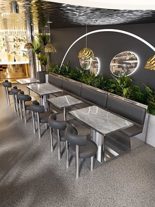 Quán Cà Phê hiện đại quán rượu nội thất đồ nội thất quán cà phê Bàn ghế phòng chờ thiết kế nhà hàng Pizza trang trí - Product Image 4