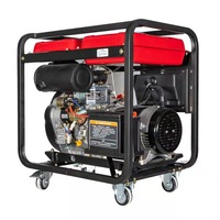 Générateur silencieux portable à onduleur 2 kVA 220 V triphasé avec démarrage à distance pour usage domestique
