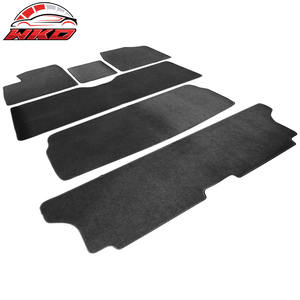 พรมปูพื้นสำหรับโตโยต้าเซียนน่า 98-03 สีดำกำมะหยี่ด้านหน้าด้านหลัง+พรมกันลื่นสำหรับท้ายรถ - Product Image 3