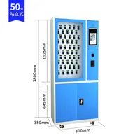 Boîte de gestion de clés RFID intelligente avec lecteur d'empreintes digitales, carte et code, murale ou sur pied, pour clés de voiture