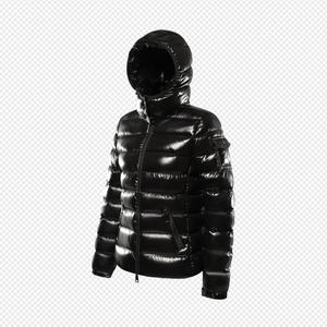 Veste d'<span class=keywords><strong>hiver</strong></span> en duvet noir imperméable à capuche pour <span class=keywords><strong>femme</strong></span>, <span class=keywords><strong>doudoune</strong></span> matelassée, manteau chaud et décontracté, nouvelle collection <span class=keywords><strong>2022</strong></span> - Product Image 3