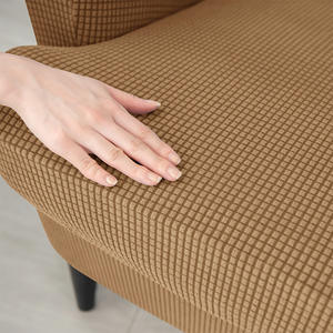 Venta caliente chino hecho color sólido elástico sillón ala trasera Tigre taburete silla cubierta sofá cubierta - Product Image 2