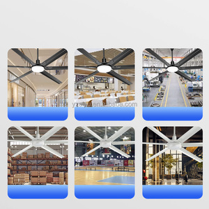 Ventilador de Techo Comercial HVLS Duel King Todo en Uno con Ventilación e Iluminación LED de 14 pies, con Control Remoto, Eficiente en Energía Eléctrica - Product Image 2