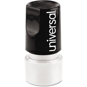 Sello de Mensaje Redondo Preentintado/Reentintable UNV10075, Sello de Chequeo Universal con Tinta Roja - Product Image 5