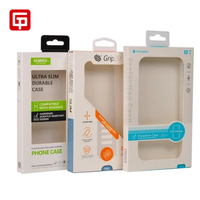 Boîte d'emballage rigide imprimée personnalisée pour accessoires de téléphone portable avec des matériaux recyclés Forme personnalisée et emballage plat