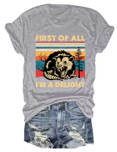 T-shirt décontracté pour homme 100 % coton, col rond, imprimé graphique amusant, légèrement extensible, lavable en machine, style streetwear estival - Product Image 3
