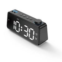 Modernes digitales Wecker radio Dual Weekday/Weekend Alarm Sleep Timer FM-Radio für Schlafzimmer Schreibtische/Tische Snooze Option