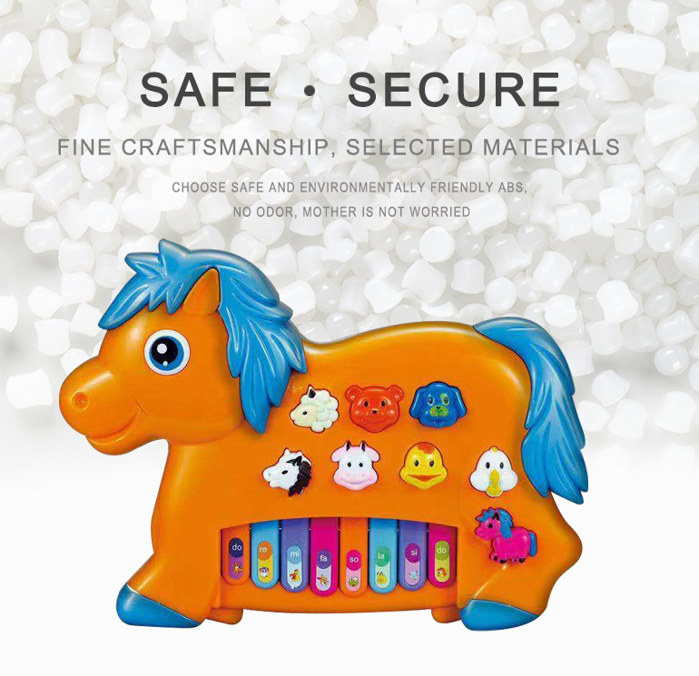スペインの電気漫画馬ピアノ楽器おもちゃ赤ちゃんオルガンピアノ音楽