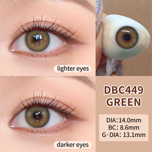 MIIEMO Grande Vente Demi-Annuelle <span class=keywords><strong>Lentilles</strong></span> de Contact Colorées Cosmétiques Deux Pièces avec Étui Soin des Yeux - Product Image 3