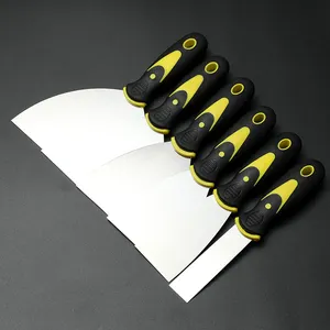 Plastic Handle Stainless Steel Blade Scrapers Flexible spatula putty knife