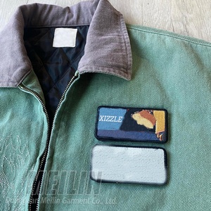 Custom Heavyweight Distress Vintage Duck Canvas Work <b>Jackets</b> Zip up Detroit <b>Worker</b> Workwear <b>Jacket</b> Men - Product Image 3
