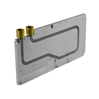 Personnalisé 6000 série aluminium eau refroidissement dissipateur de chaleur haute norme transfert de chaleur liquide refroidissement plaque coupe pliage soudage