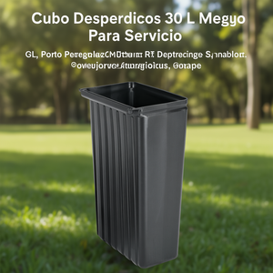 Cubo per Rifiuti da 30 L Nero per Servizio - Product Image 3