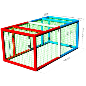 Cancha de Fútbol con Obstáculos Inflables Rápidos para Drones, Valla de Entrenamiento Educativo para Exteriores - Product Image 6