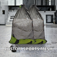 Sac à dos en nylon à cordon de serrage avec logo personnalisé, sac de sport, sac de gym, recyclable, lavable, portable, grand sac de rangement