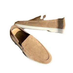 Mocassini Estivi da Uomo con Punta Aperta, <span class=keywords><strong>Scarpe</strong></span> Casual Piatte Slip-on da Guida, Taglie Grandi, Nero Bianco Kaki, in Pelle Sintetica con Suola in <span class=keywords><strong>Gomma</strong></span> - Product Image 4