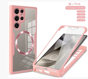 Front + Back 360 độ bảo vệ đầy đủ từ trường hợp điện thoại cho iPhone 16 Pro Max trở lại bao gồm Samsung Galaxy S25 siêu trường hợp điện thoại - Product Image 4