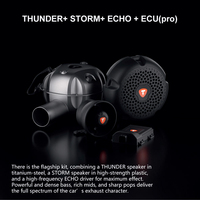 Nouveau design 2025 : Système d'échappement électronique THOR avec haut-parleurs de voiture, contrôle par smartphone pour voitures universelles