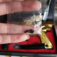 Pistola de Juguete QSZ92-9 Alloy Empire 1/2.05 Edición Oro, Modelo de Seguridad No Disparable, Artículo de Colección, Regalo para Niño, Edición Limitada