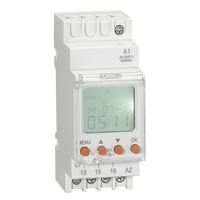 RELETEK Minuteur numérique programmable hebdomadaire à canal unique, relais numérique AC220V-240V 50/60HZ, miniature, scellé, OLED