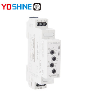 Relais à déclenchement unique à bords montants Yoshine Miniature pour usage automobile AC/DC24-240V 10A/16A SPDT, avec bornes à vis scellées et temporisation à l'activation - Product Image 2