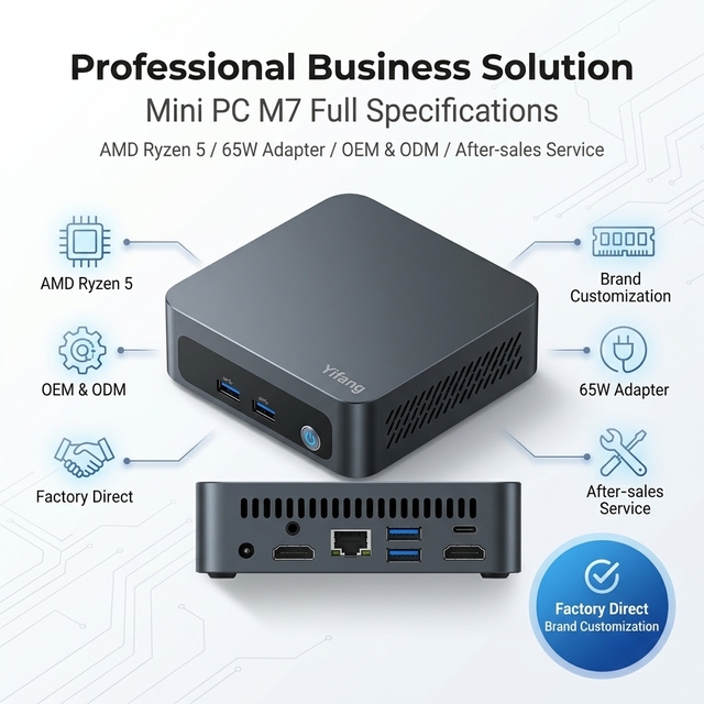 Claw PC Is Equipped with AMD Ryzen 5 7430U Processor 16GB DDR4 RAM 512GB Pcle SSD Windows 11 System One-year Warranty AI PCs