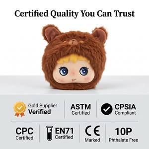 Poupée Compagnon en Peluche IA Douce, <span class=keywords><strong>Robot</strong></span> Doux qui Parle et Chante, Histoireuse Emotionnelle pour l'Heure du Coucher, <span class=keywords><strong>Robot</strong></span> à Câliner Multilingue, Sûr pour les Enfants - Product Image 5