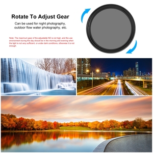 Nuevo en 2023, Accesorios para Lentes <span class=keywords><strong>GoPro</strong></span>, Filtro UV ND2-400 de 52 mm con Anillo Adaptador para <span class=keywords><strong>GoPro</strong></span> Hero11/10/9 PULUZ - Product Image 6