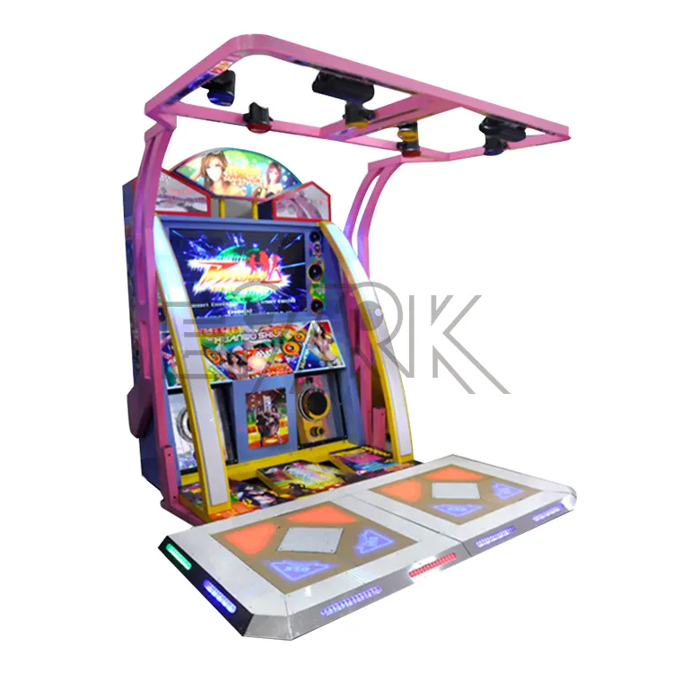 Oyun merkezi en popüler arcade dancing video oyun makinesi