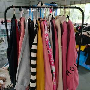 DH05 Pull d'hiver unisexe <span class=keywords><strong>sans</strong></span> <span class=keywords><strong>capuche</strong></span> d'occasion, haute qualité, couleurs mélangées, balles de vêtements de seconde main - Product Image 4