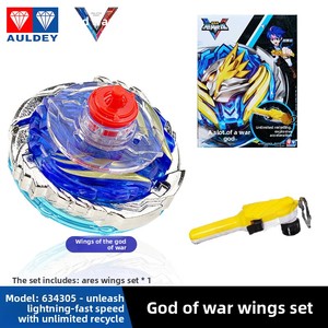 <span class=keywords><strong>Toupie</strong></span> en plastique Audi à double rotation, nouveau jouet à tirer pour enfants, sonore, 5ème génération, God War Wings Hurricane Soul Battle - Product Image 1