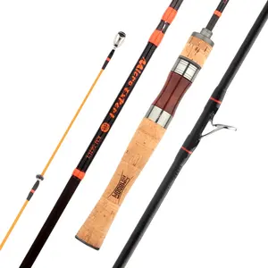 Expert 2 Sections Carbon Fiber Bass Rod High強力高感度Spinning/Casting 158ミリメートルPole Portable Fishing Rod