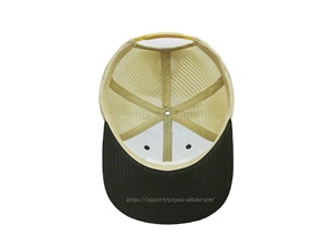 Sombreros de camionero estructurados de algodón 100% a la moda Parche de cuero Sombrero ajustable de alta calidad para exteriores para MOQ bajo informal - Product Image 6