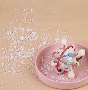 Nouveauté Jouets sensoriels Montessori Startinal <span class=keywords><strong>Sablier</strong></span> Hochet Anneau de dentition en silicone sans BPA pour bébés de 0 à 6 et de 6 à 12 mois - Product Image 2