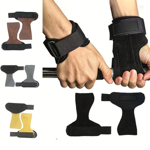 Poignées de gymnastique en cuir de qualité supérieure, protège-mains pour l'entraînement en salle de sport, protège-paumes pour la musculation, équipement d'entraînement personnalisé - Product Image 6