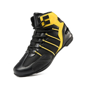 Zapatos de Carreras de Cuero Genuino, Botas de Carreras de Cuero Duraderas y a la Moda, Color y Diseño Personalizados, Zapatos de Carreras de Karts para Adultos - Product Image 5