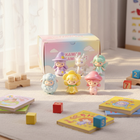 Coffret Mystère Fantaisie 6 Pièces : Figurines Miniatures Originales de Créateur – Licorne, Fée, Sorcière, Dragon – Boîte Cadeau