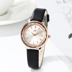 Montre de luxe pour femmes, ciel étoilé, bracelet en cuir unique, montre à quartz, spéciale Noël - Product Image 1