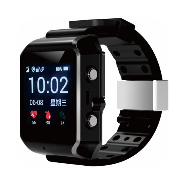 OEM ODM 4G LTE Gps Locator Watch Lockable and Tamper Proof Disconnect Alert SOS Calling Best Watch for Alzheimer Patients C05