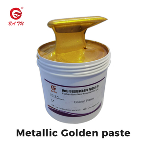 Giá Tốt Kim Loại Vàng Dán Mực Lụa Màn Hình In Ấn Bán Buôn Nước Dựa Cho Vải Dệt In Ấn - Product Image 2