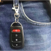 Télécommande 4 boutons 433 MHz pour portail, télécommande 4 canaux longue portée pour porte de garage, alarme de sécurité