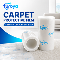 Film protecteur souple haute performance pour la protection des tapis avec surface haute brillance, forte adhérence et retrait facile