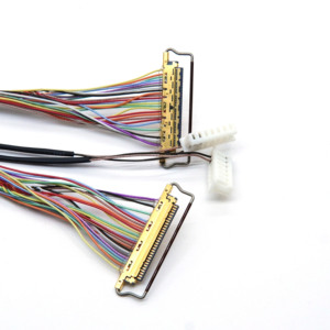 Câble micro-coaxial blindé EMI 60 broches pas de 0,4 mm OEM ODM 20788 & 20790 pour moniteur médical, casque VR/AR, tableau de bord de voiture - Product Image 4